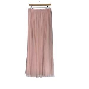 Donna Morgan Tulle Maxi Skirt Pink Size 12 Formal